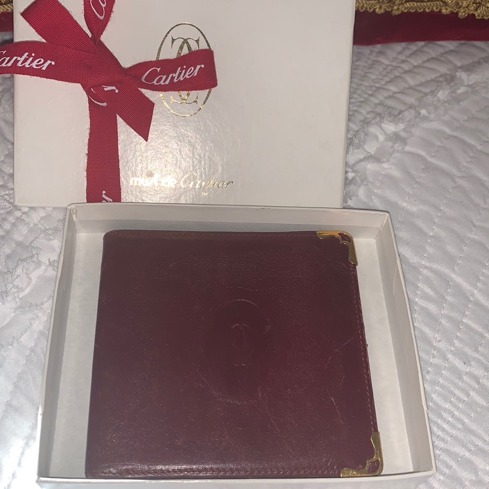 Authentic Cartier card holder